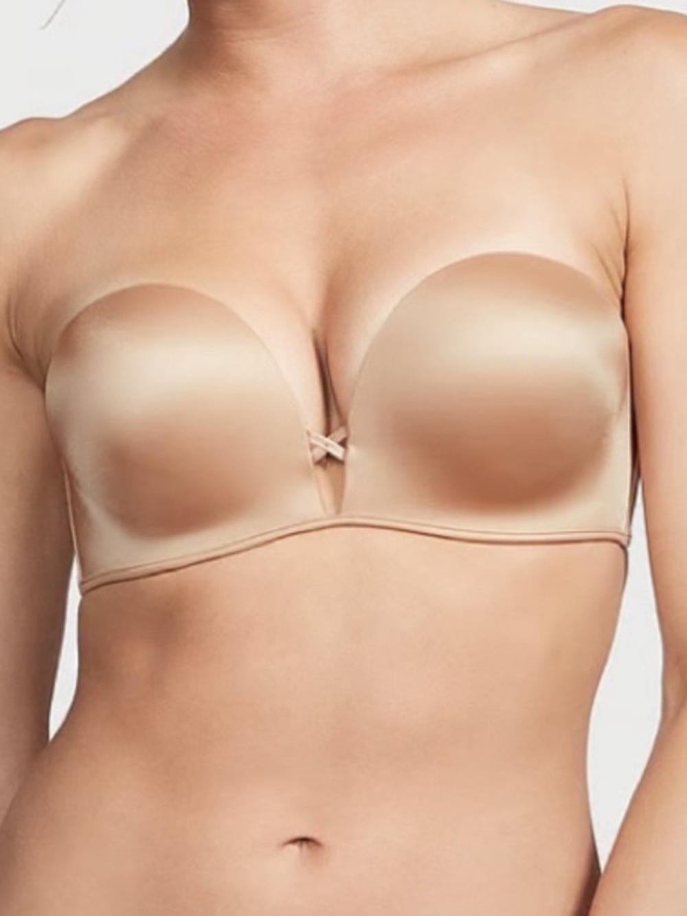 34C Vs Victoria's Secret Leopard Print Strapless Push up bombshell add 2-cup Bra